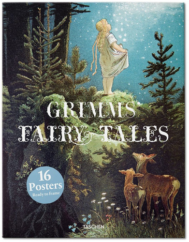 Grimms Fairy Tales: 16 Posters, de Vários autores. Editora Paisagem Distribuidora de Livros Ltda., capa dura em inglês, 2014