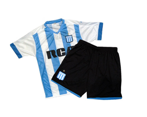 Mini Kit Racing Club Niños Titular 2018 + Estampado