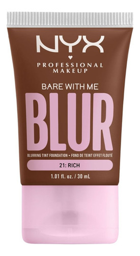 Base De Maquillaje Bare With Me Blur Rich T21 Nyx