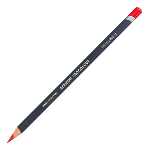 Lápis De Cor Permanente Procolour Derwent Cores Marcação 012 - Primary Red