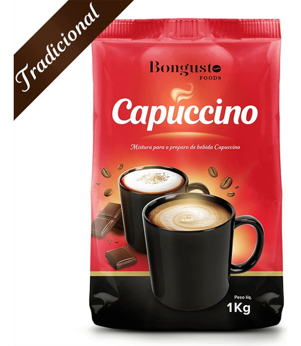 Capuccino Para Máquina Vending  Pct 1kg Bongusto Tradicional