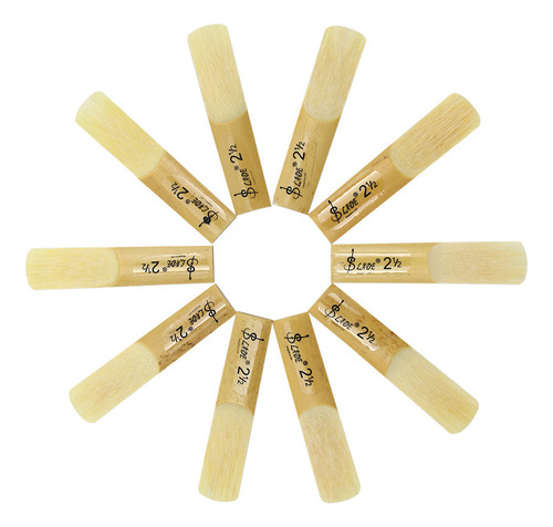 No. 3.5 - Cañas Para Clarinete Slade 1.5-3.5, Paquete De 10