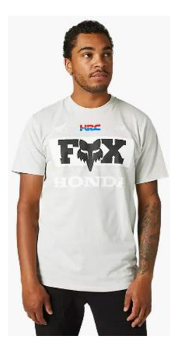 Remera Honda Hrc Original Fox - Logo Grande