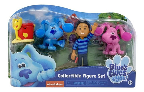 Imagen 2 de 5 de Set De Figuras Coleccionable Pistas De Blue