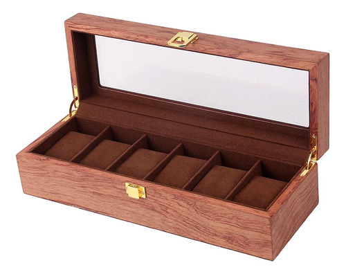 Caja De Exhibición De Reloj De Ranuras, Organizador De C