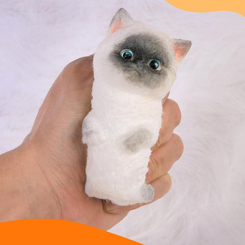 2025 - Juguete Antiestres Gatito Squishy Pegajoso