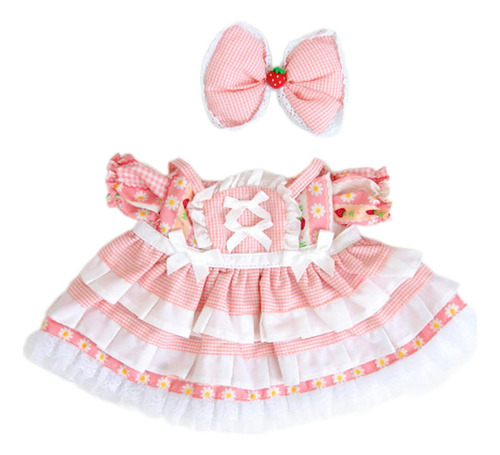 Vestido De Muñeca Bebé, Ropa De Muñeca Para Niña, Rosa