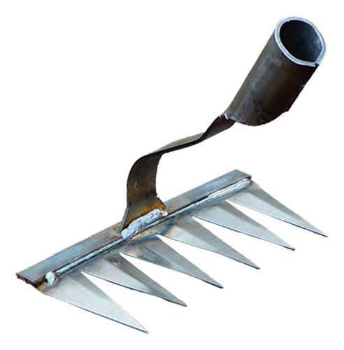 Weeding Rake Hand Tool Weeder Removal Tool For Soil 6 Tine