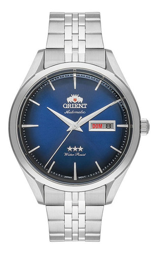 Relógio Orient Automático Masculino Azul F49ss008 D1sx