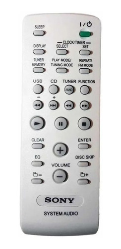 Control Remoto Sony Para Modular/estéreo Series Genezi