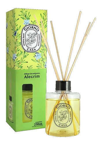 Imagem 1 de 7 de Aromatizador Difusor De Ambientes Alecrim- Lelis Blanc 240ml