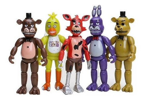 Five Nights At Freddy's Foxy Bonnie Kit 5 Personajes 