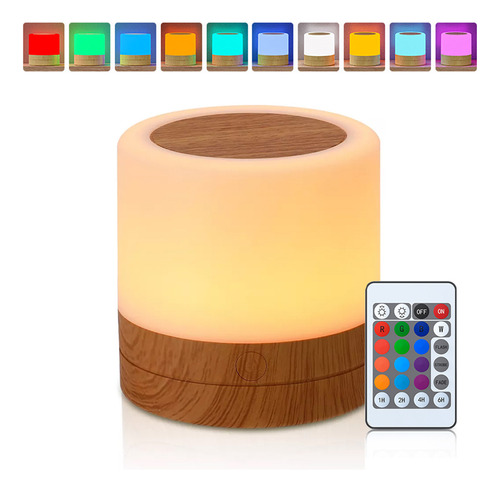 Luz Nocturna Rgb Color Touch Night Light