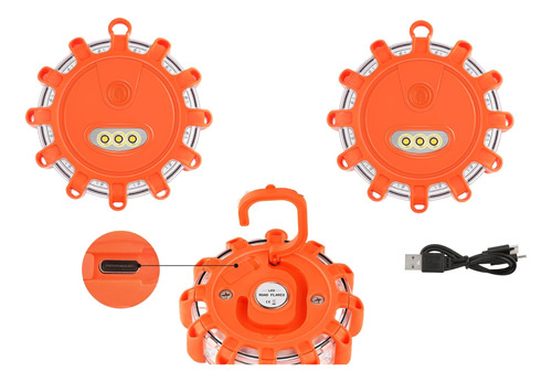 Luz Led De Señal De Emergencia Para Carretera  2 Unidades