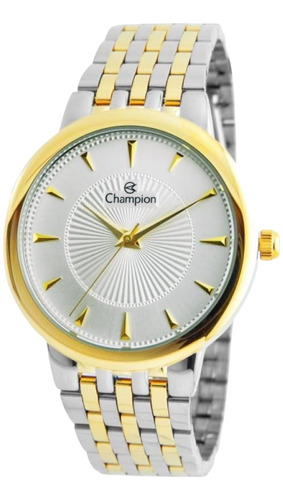 Relógio Champion Prata Com Dourado Cn20515b