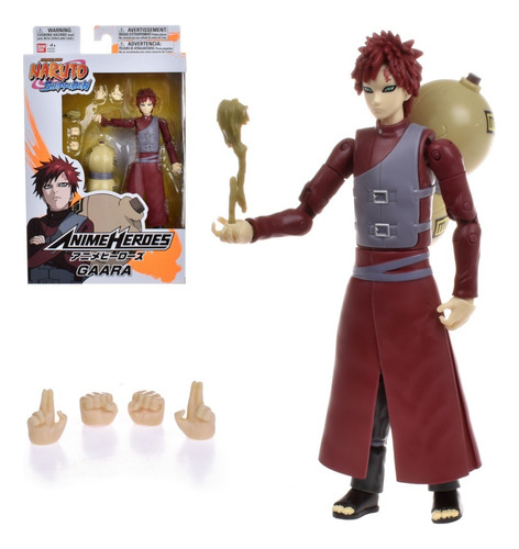 Bandai - Figura Articulada De Gaara - Naruto Shippuden