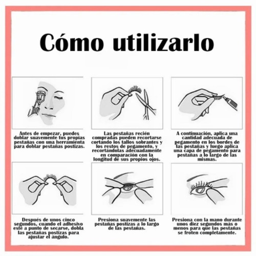 Imagen 2 de 5 de Pegamento Adhesivo Para Extensiones Pestañas Postizas Firme