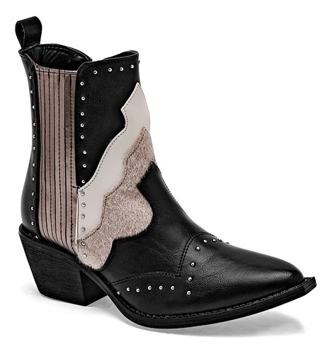 Botin Vaquero Mimar 124656 Cowgirl Tacon Cuadraro 22/26