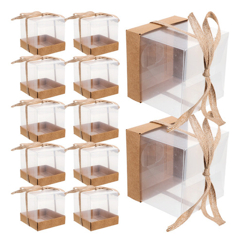 Caja De Plástico For Galletas, Papel Kraft, For Caramelos,