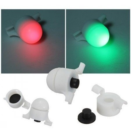 Imagen 9 de 9 de Alarma Pesca Led Cambia Color Luz Pique Sensor De Moviento