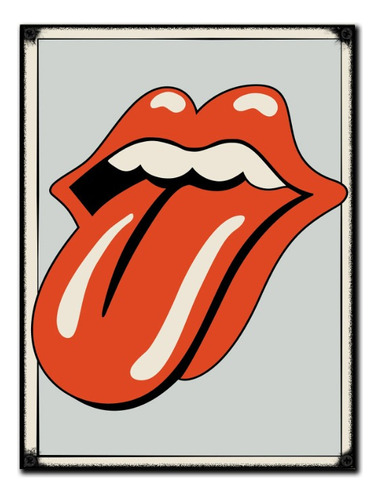 #11 - Cuadro Vintage 30 X 40 / No Chapa Rolling Stones Rock
