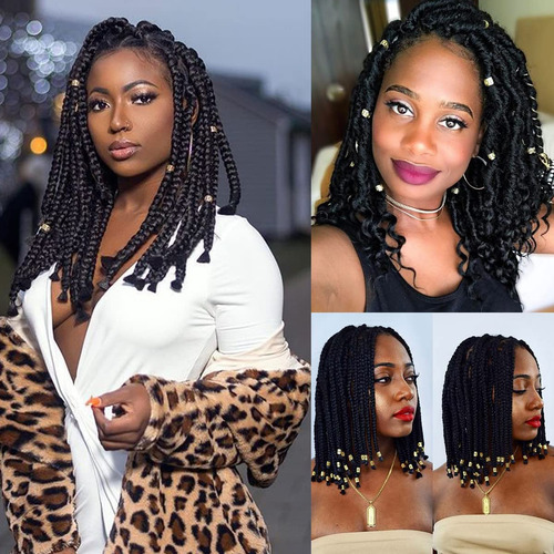 Rastas Doradas De Cabello 100 Piezas Joyería Para Trenzas