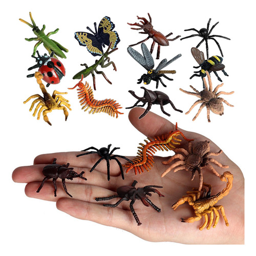 12 Piezas De Realistas Juguetes-set De De De