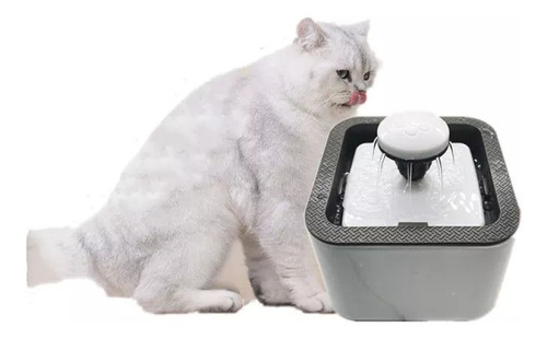 Bebedero Dispensado Fuente Eléctrica Agua Mascota Perro Gato