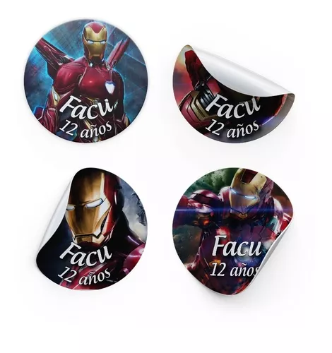 Candy Bar Etiquetas Adhesivas Personalizadas Iron Man en venta en Capital  Federal Capital Federal por sólo $   Argentina