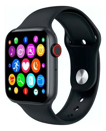 Tomato Smartwatch Smart Watch Heart Monitor Mtr70, color de la carcasa: negro, color de la correa: negro