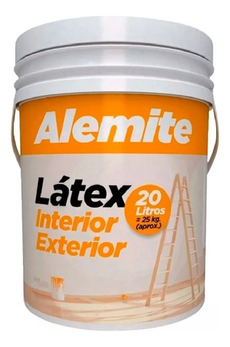 Alemite De Polacrin Latex Interior Exterior 20 + 2 Lijas 120