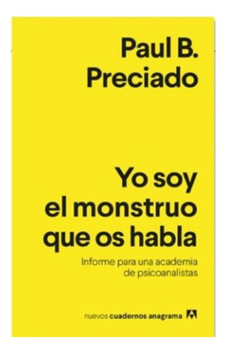 Libro Yo Soy El Monstruo Que Os Habla /433