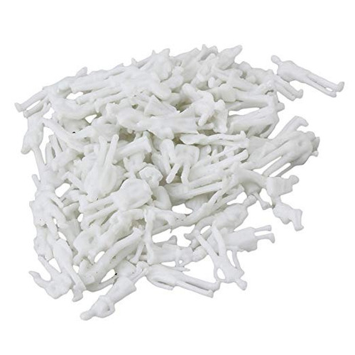 Figuras 100 Modelo Escala Pack De 100: Bqlzr Blanco Sin Pint