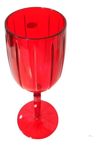 Kit de jarras acrílicas Liv de 1,6 l y 2 copas de agua o vino Liv de 275 ml, color rojo