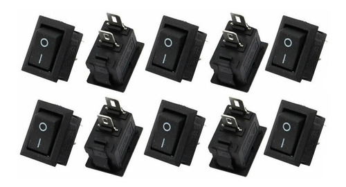 10 Micro Interruptor Rocker Power Switch On Off 6a -$5