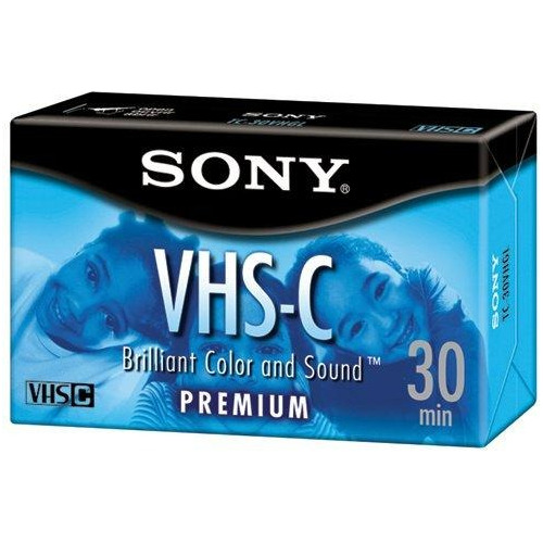 Cassette Vhs-c Sony Premium 30
