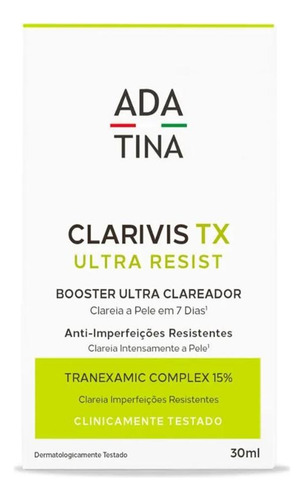 Sérum Clarivis Tx Ultra Resist Booster Clareador Ad/ti 30ml
