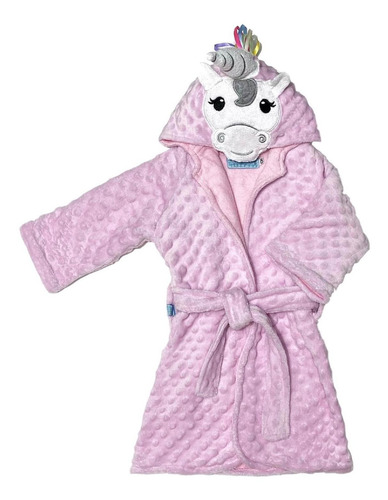 Bata De Baño Con Forma De Unicornio Rosa Para Bebé