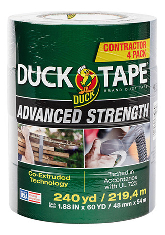 Paquete De Cinta Adhesiva De Alta Resistencia, Duck. (4 Und)