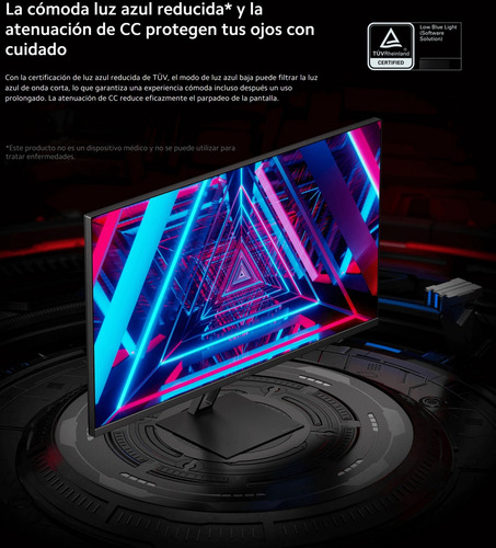 Monitor Xiaomi G27qi 27' 2k Ips 180hz Hdmi Freesync Dp Negro