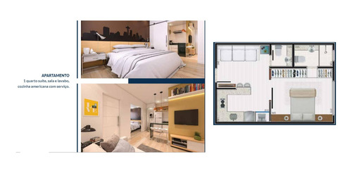 Apartamento Buritis 34m² - 1 Quarto Suite E 2 Banheiros