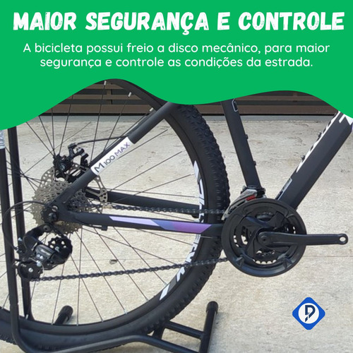 Imagem 5 de 8 de Bike Trinx M100 Max 17 Freio Disco Mecânico Shimano Tourney