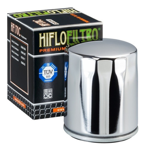 Filtro De Aceite Premium Para Moto Hiflofitro Hf170c Harley