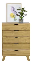 Comprar Comoda Cajonera Chifonier Vintage 5 Cajones Pino Macizo Color Roble