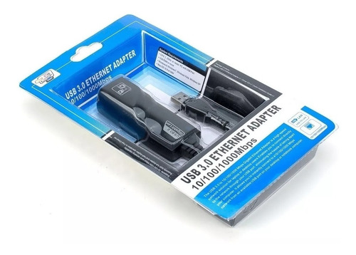 Imagen 2 de 2 de Adaptador De Red Lan Rj45 Gig 10/100/1000 Mbps A Usb 3.0