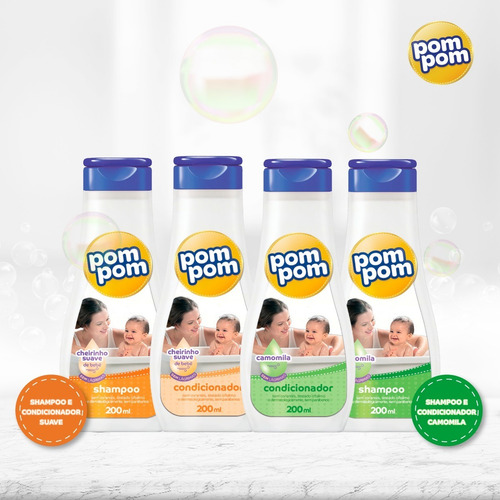 Imagem 3 de 4 de Condicionador Pom Pom Camomila 200ml