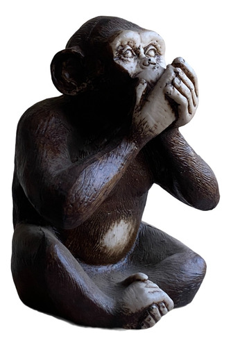 Los Tres Monos Sabios - 3 Figuras, De 17 Cm Cada Uno