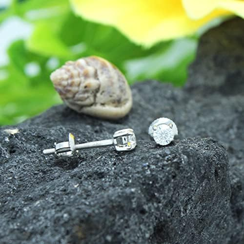 Savearth Diamonds Pendientes De Moissanita De 0,20 Quilates,