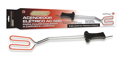  Acendedor De Churrasqueira Ac 500 750w Elétrico Cotherm