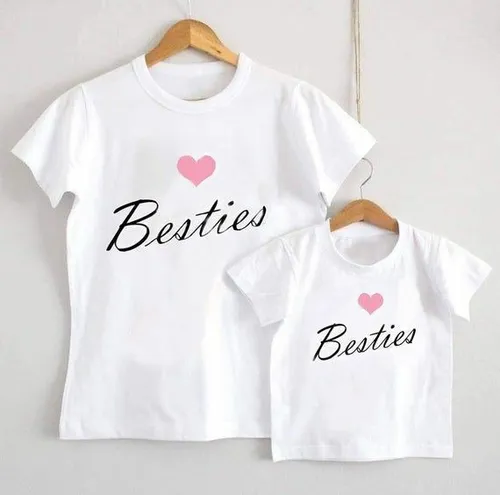 Playeras Duo Mam E Hija Besties Cuotas sin inter s